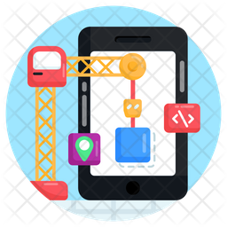App Building Icon - Download in Flat Style