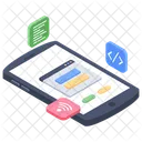 App Development Mobile Application Digital Marketing Icon