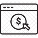 Ponteiro de dólar do aplicativo  Ícone