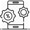 App Entwicklung Mobile Entwicklung Mobile Einstellung Symbol