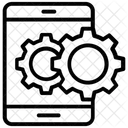App Entwicklung Mobile Anwendung Mobile Einstellung Symbol