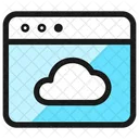 App Fenster Wolke  Symbol