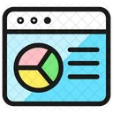 App Window Pie Chart  Icon