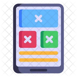 App Wireframe  Icon