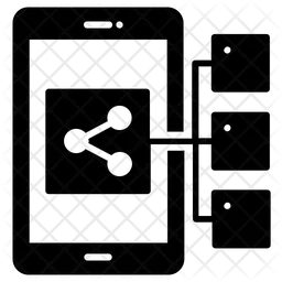 App zum Teilen von Inhalten  Icon