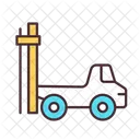 Forage Plate Forme Camion Icône