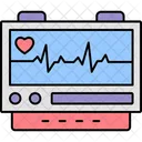 Appareil Ecg Moniteur Ecg Ecg Icône