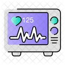 Appareil ECG Electrocardiogramme Cardiogramme Icône