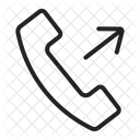 Appel Sortant Sortant Icône