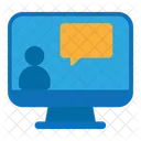 Videoconference Communication Video Icon