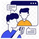 Appel Video Chat Video Message Video Icône
