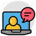Appel Video Chat Video Chat En Direct Icône