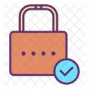 Appeoved Password Approved Lock Checked Password Icon