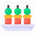 Bbq Stick Appetizer Food Icon