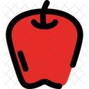 Apple Food Symbols Healthy Icon