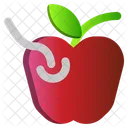 Apple Caterpillar Spring Icon