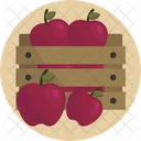 추수감사절 사과 과일 아이콘
