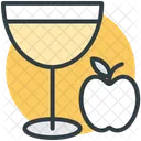 Apple Juice Glass Icon