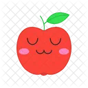 Apple Happy Fruit Icon