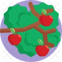 Country Living Apple Tree Icon