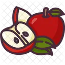 Apple Fruit Vegan Symbol