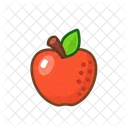 Red Apple Food Fruit Icon