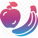 Apple Banana Food Icon