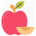 사과 빨간 사과 달콤한 사과 아이콘