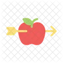 Apple Fruit Arrow Icon