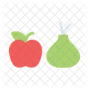 Apple Fruits Vegetables Icon
