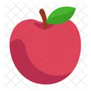 Cute School Sticker Apple Fruit Symbol