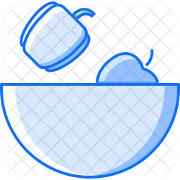 Apple bowl  Icon