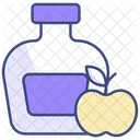 Apple Cider Vinegar Bottle Cider Icon