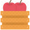 Apple Crate Food Dinner Icon
