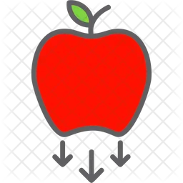 Apple Falling  Icon