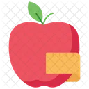Apple Fruit Tape Measure Icon
