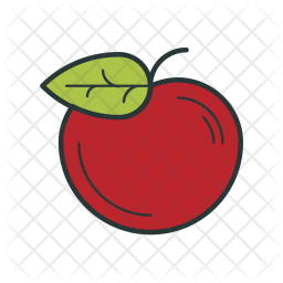 Apple Fruit Healthy Vitamin Sweet Juice Icon Of Colored Outline Style Available In Svg Png Eps Ai Icon Fonts