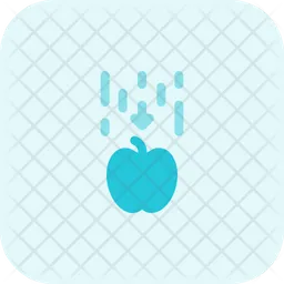Apple Gravitation Down  Icon