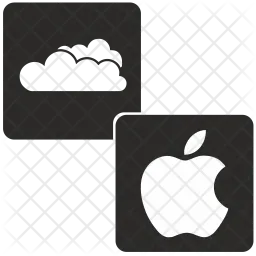 Apple, Icloud  Icon