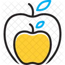 Apple Nutrition Eat Icon