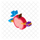 Apple Pierced Archery Icon