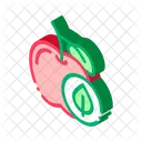 Apple Fruit Leaf Icon