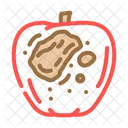 Apple Rotten Food Icône