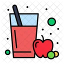 Apple Juice Fruit Juice Glass Icon