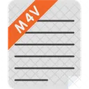 Apple Mp Video File  Icon
