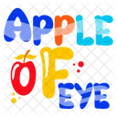 Apple Of Eye Apple Fruit Organic Food Icon