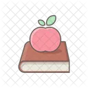 Apple On Book Apple Book Icon