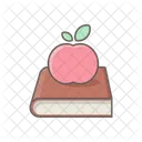Apple on book  Icon