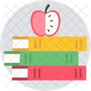 Apple on books  Icon