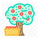 Apple Picking Autumn Icon